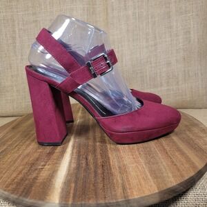 Circus by Sam Edelman Burgundy Platform Heels